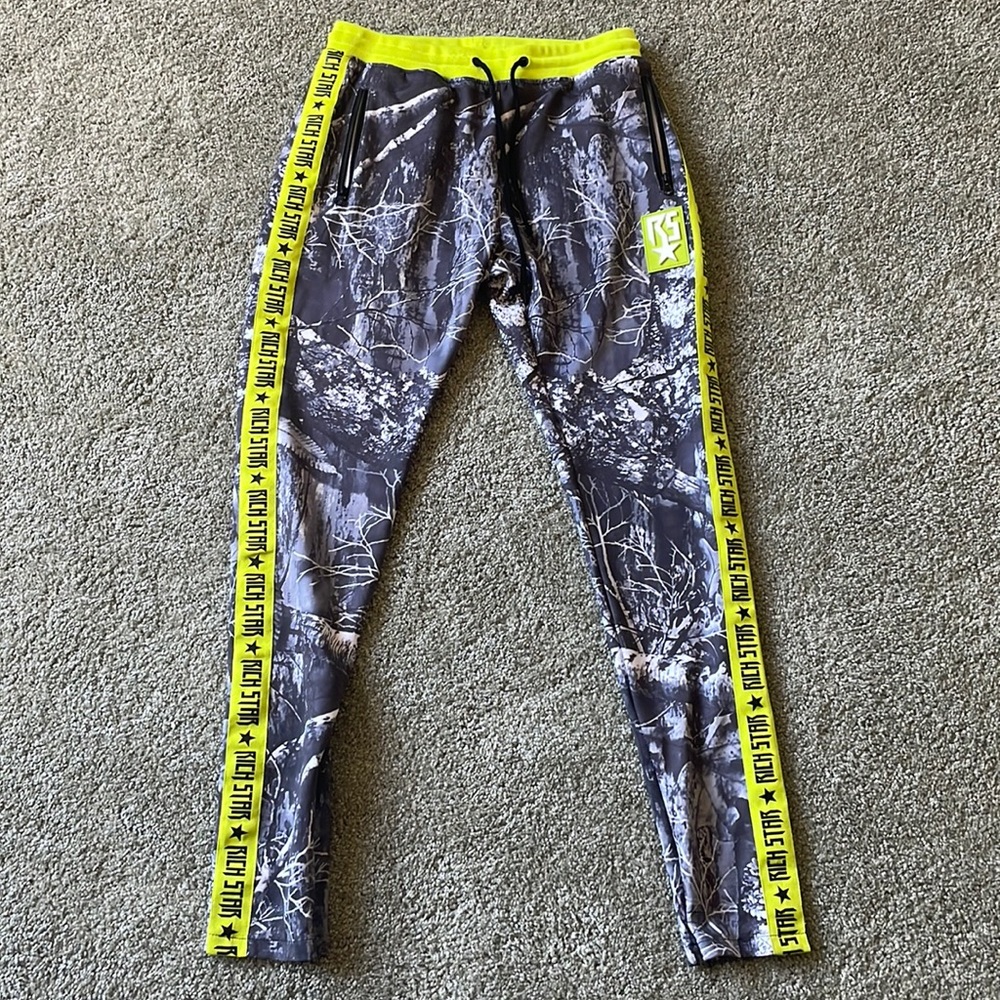 Rich Star Logo Sweatpants Camo (L)
